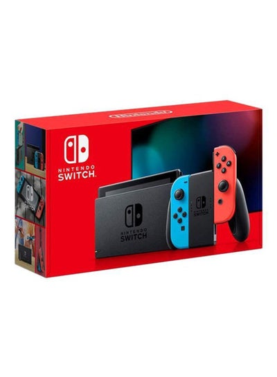 Buy Switch Console (Extended Battery) with Neon Blue and Red Joy‑Con in UAE