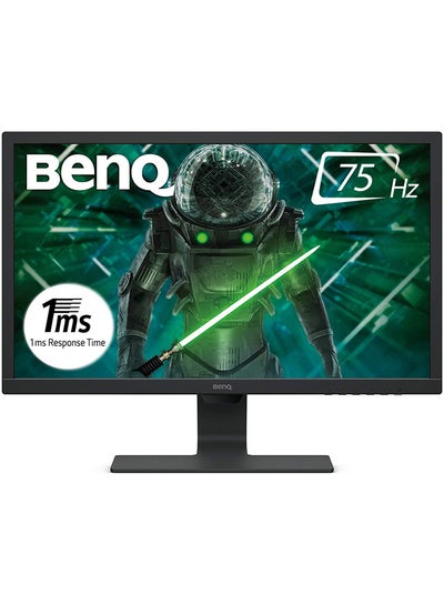 Buy BenQ GL2480 24 Inch 1080P Monitor | 75 Hz for Gaming | Proprietary Eye-Care Tech |Adaptive Brightness for Image Quality Black in Saudi Arabia