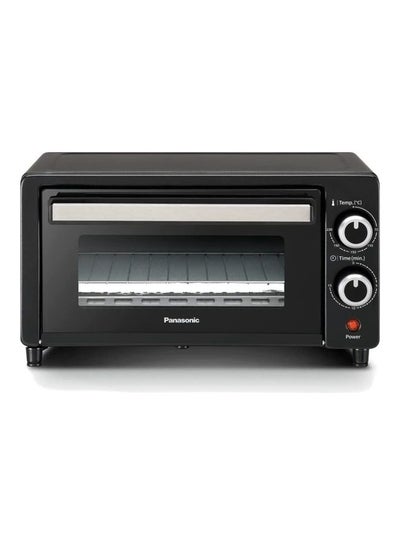 اشتري 9L Double Glazed Glass Toaster Oven With Upper & Lower Heaters, Toaster Oven For Baking & Toasting With 70°–230°C Temperature Control 9.0 L 1000.0 W Nt-H900 Black في الامارات