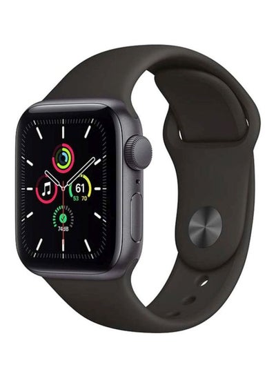 Buy Watch SE-40 mm GPS Space Gray Aluminium Case with Sport Band Black/Midnight in UAE