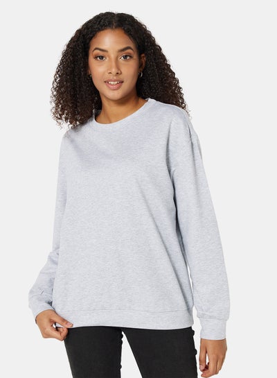 اشتري Oversized Sweatshirt Grey في السعودية