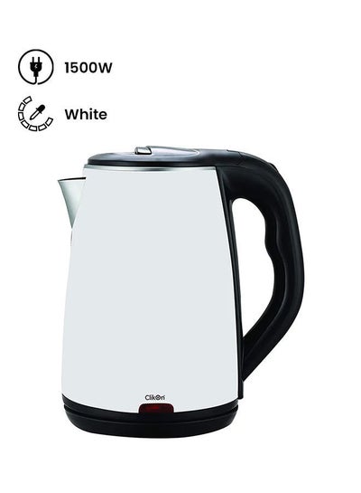 Buy Electric Kettle Double Wall 1.8 L 1500 W CK5127-WH White in Saudi Arabia