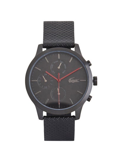 Buy Men's Black L12.12 Chronograph Leather Watch in UAE