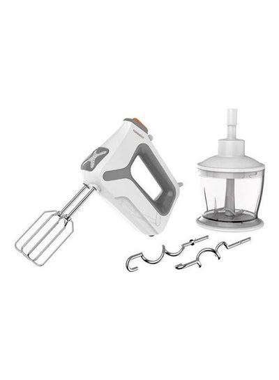 Buy Hand Mixer, 5 Speeds, Chopper 400 W THM-400SS White in Egypt