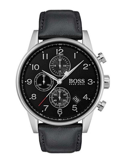 Buy Men's Navigator Leather Chronograph Watch 1513678 in Egypt