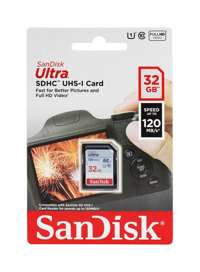 اشتري Ultra SDHC UHS-I Card Speed Upto 120 MB/s 32.0 GB في السعودية