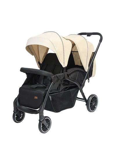 Parent facing clearance twin pram