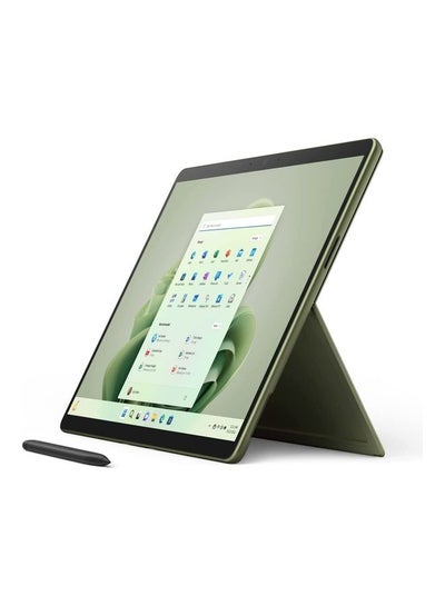Buy Surface Pro 9 ‎‎QEZ-00054 Convertible -In-1 Laptop With 13 Inch Display, Core i5 1235u Processer/8GB RAM/256GB SSD/Intel UHD Graphics/Windows 11 English Green in UAE
