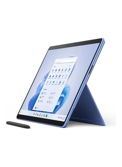 اشتري Surface Pro 9 ‎‎QEZ-00037 Convertible -In-1 Laptop With 13 Inch Display, Core i5 1235u Processer/8GB RAM/256GB SSD/Intel UHD Graphics/Windows 11 English Blue في الامارات