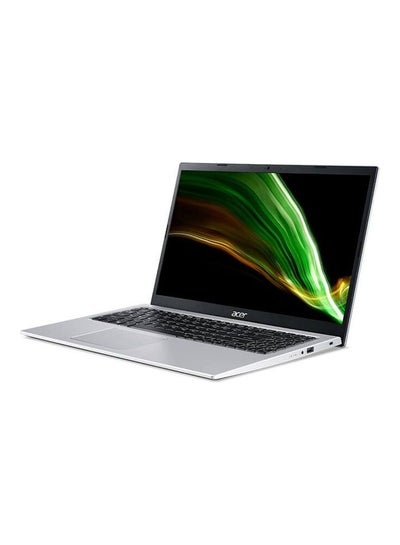 اشتري Aspire 3 A315 Laptop With 15.6-Inch Display, Core i5-1135G7 Processor/8GB RAM/1TB HDD + 256GB SSD/2GB NVIDIA GeForce MX350 Graphics Card/Free Dos (No Windows) English Silver في مصر