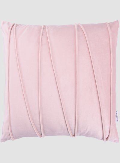 Buy 3D Velvet Cushion  II,Unique Luxury Quality Decor Items for the Perfect Stylish Home Pink in Saudi Arabia