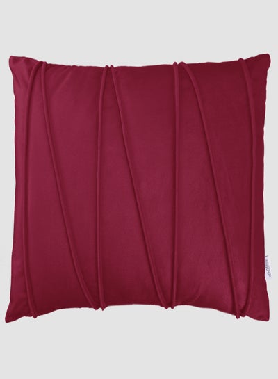 Buy 3D Velvet Cushion  II,Unique Luxury Quality Decor Items for the Perfect Stylish Home Red in Saudi Arabia