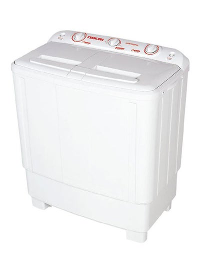 Buy Semi Automatic Washing Machine Twin Tub 7 kg 370 W NWM700SPN9 White in UAE