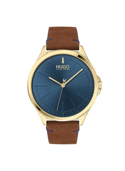 Buy Men's Leather Analog Wrist Watch 1530134 in UAE