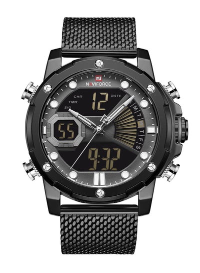 Buy Men's Stainless Steel Analog & Digital Wrist Watch NF9172S B/GY/B - 45 mm - Black in UAE