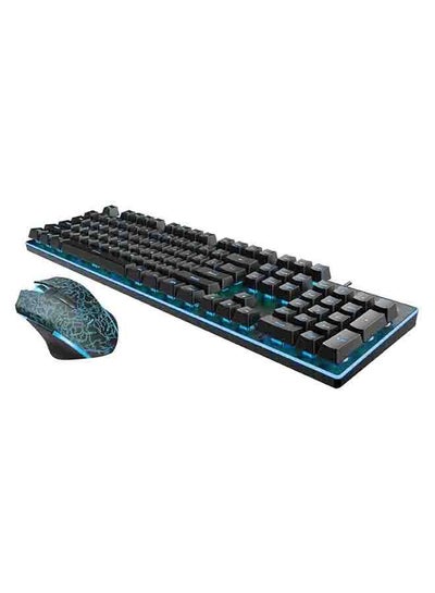 Buy Rapoo V100S Backligt Gaming Wired Keyboard And Optical Gaming Mouse in UAE
