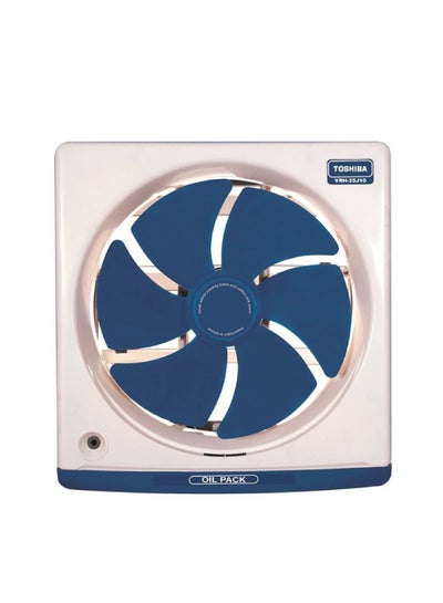 Buy TOSHIBA Kitchen Ventilating Fan 25 cm, Oil Drawer, Blue Or Creamy VRH25J10 VRH25J10 off white in Egypt