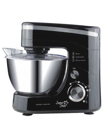 Buy Stand Mixer 4.5 L 500.0 W GSS-SM-606 Black/Silver/Clear in UAE
