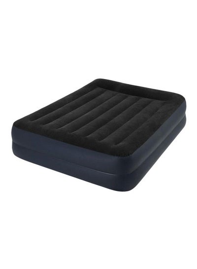 Buy Padded Inflatable Double Bed Combination Black in UAE