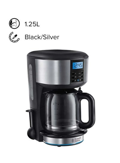 Buy Buckingham Coffee Maker 1.25 L 1000 W 20680 / 20680-56 Black/Silver in Saudi Arabia