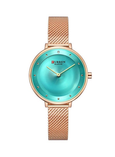 Buy Women's Water Resistant Analog Wrist Watch 9029 - 35 mm -Gold in Saudi Arabia