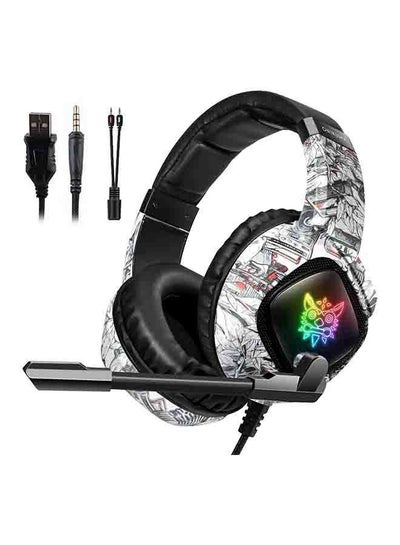 اشتري K19 Gaming Wired Headset With Microphone For PS4/PS5/XOne/XSeries/NSwitch/PC في السعودية