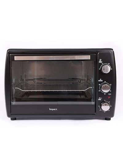 Buy 63-Liter Electric Oven , Adjustable Temperature (100-250°C), 60-Minute Timer, 6 Heating Stages, High-Efficiency SS Heating Coil x 4, Rotisserie & Convection Functions Indicator Light, Long Life Heating Element 63.0 L 2200.0 W OV 2903 Black/Silver in UAE