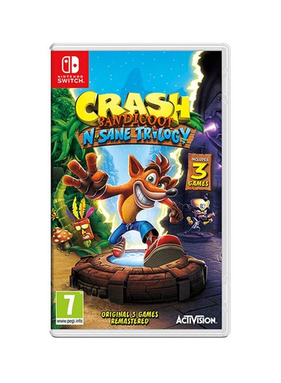 اشتري لعبة الفيديو Crash Bandicoot N.Sane Trilogy (إصدار عالمي) - أركيد ومنصة - نينتندو سويتش في السعودية