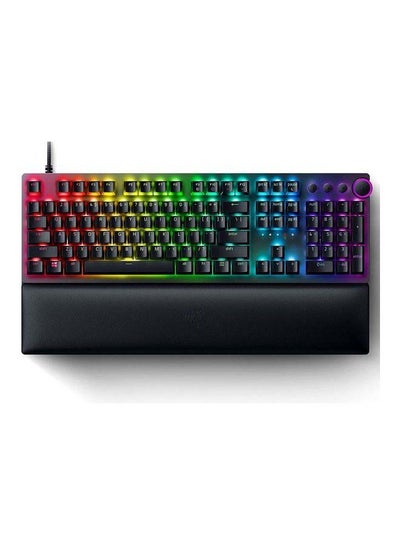 Buy Huntsman V2 Optical Gaming Keyboard with Near-zero Input Latency Clicky Optical Switches Doubleshot PBT Keycaps Sound Dampening Foam - Clicky Optical Switch (Purple) - US - in UAE