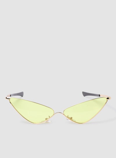 اشتري Women's Sunglass With Durable Frame Lens Color Green Frame Color Gold في مصر