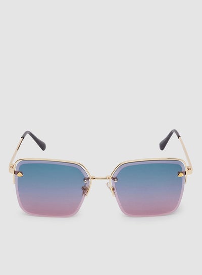 Buy Women's Sunglass With Durable Frame Lens Color Multicolour Frame Color Gold in Egypt