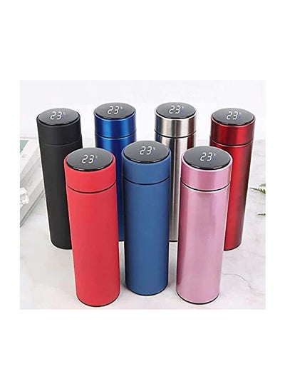 Buy LED Smart Temperature Display Vacuum Thermal Bottle Multicolour in Egypt