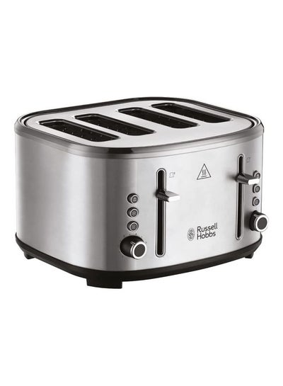 Buy Stylevia 4 Slice Toaster St Steel With High Lift & Extra Wide Slot Warm Rack Variable Browning Settings With Defrost Reheat Cancel Function & Removable Crumb Tray 1670 W 26290 Silver in UAE