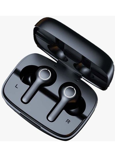 اشتري Chotech True Wireless Earbuds, Big Bass 4 Mics Clear Calls automatic noise reduction IPX8 waterproof Sensitive touch control Comfortable to wear Bluetooth 5.2 Tiny Size black في مصر
