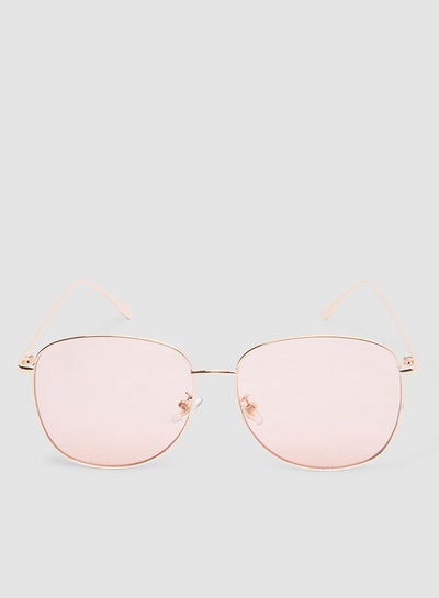 Buy Women's Sunglass With Durable Frame Lens Color Pink Frame Color Gold in Egypt