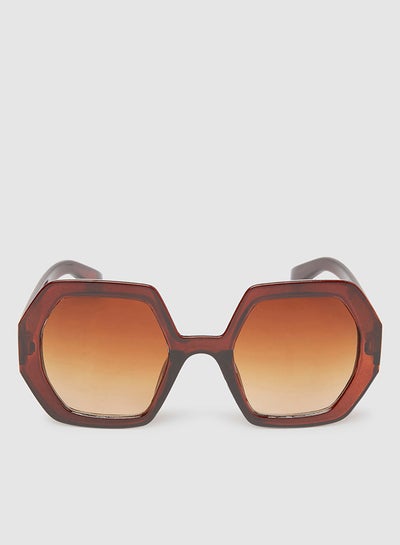 Buy Women's Sunglass With Durable Frame Lens Color Brown Frame Color Brown in Egypt