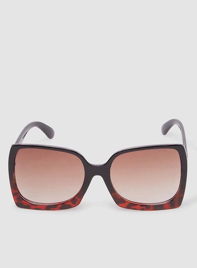 Buy Women's Sunglass With Durable Frame Lens Color Brown Frame Color Tiger Pattern in Egypt