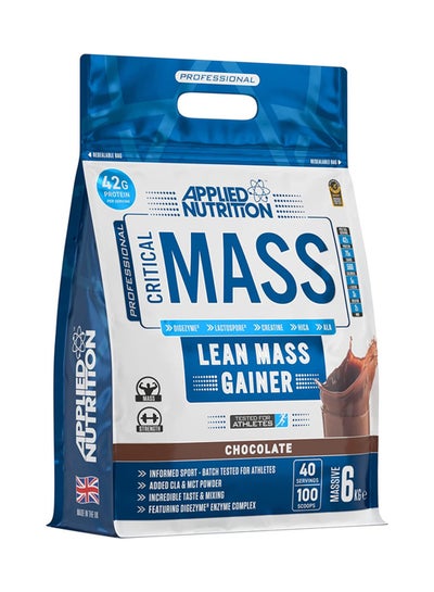 Buy Critical Mass Lean Mass Gainz Chocolate Flavour-6 Kg in Saudi Arabia