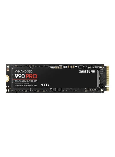 اشتري 990 PRO PCIe 4.0 (ما يصل إلى 7450 ميجابايت/ثانية) NVMe M.2 (2280) محرك أقراص الحالة الصلبة الداخلي (SSD) (MZ-V9P1T0BW) 1.0 تيرابايت 1 TB في الامارات
