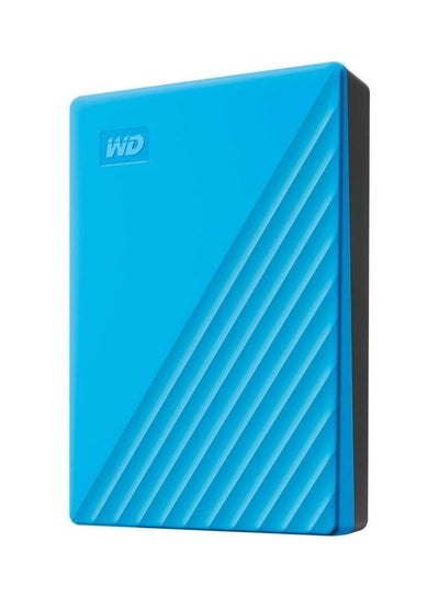 Buy My Passport Portable External Hard Drive With Automatic Backup, 256Bit AES Hardware Encryption & Software Protection-WDBPKJ0050BBL-WESN 5.0 TB in UAE