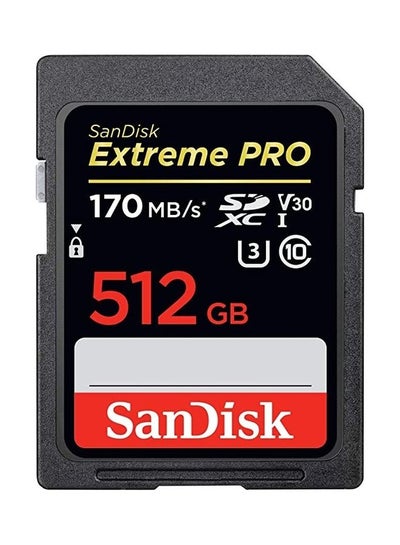 اشتري Extreme Pro SDXC Card 170 Mb/s V30 UHS-I U3 - SDSDXXY-512G-GN4IN 512.0 GB في الامارات