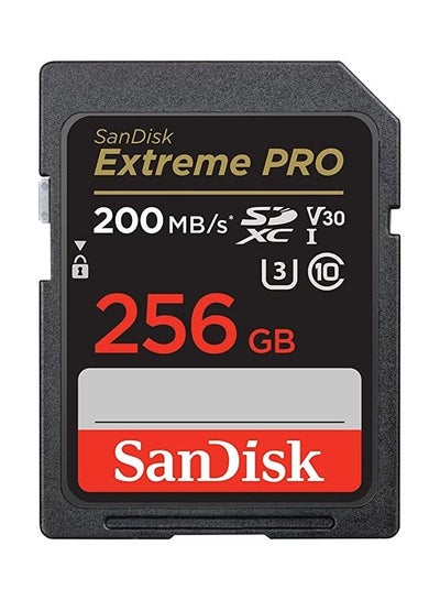 اشتري Extreme PRO SDXC card + RescuePRO Deluxe, up to 200MB/s, UHS I, Class 10, U3, V30 SDSDXXD 256G GN4IN 256.0 GB في مصر