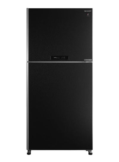 اشتري ثلاجة رقميَّة بتقنية العاكس وخاصية منع تكون الثلج ببابين 2190 W SJ-PV63G-BK أسود في مصر