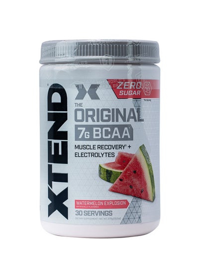 Buy Original 7G BCAA Muscle Recovery + Electrolytes, Watermelon Explosion - 30 Servings - 375 grams in UAE