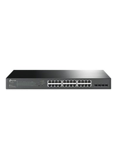 Buy JetStream 28Port Gigabit Smart Switch with 24Port PoE+ Black in Egypt