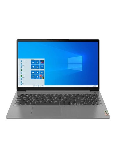 اشتري Ideapad 3 Laptop With 15.6-Inch FHD Display, Core i7-1165G7 Processor/8GB RAM/512GB SSD/Intel Iris Xe Graphics/Windows 11 Home English Arctic Grey في الامارات