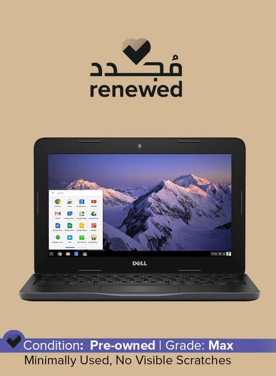 Buy Renewed - Chromebook 3180 (2017) With 11.6-Inch Display,Intel Celeron N3060 Processor/6th Gen/2GB RAM/16GB SSD/Intel HD Graphics 400 English Black in UAE