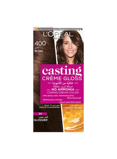 Buy Casting Cream Gloss Hair Color 400 brown 180ml in Egypt