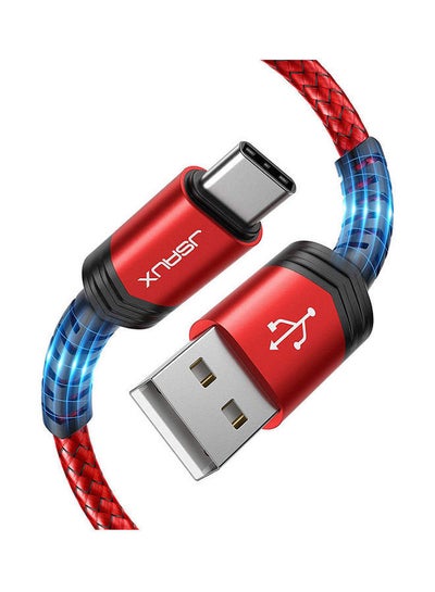 Buy Usb-C To Usb-A 2.0 Cable 1M Red in Egypt
