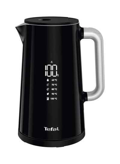 Buy Electric Kettle  Smartin Light Digital Electric Kettle With 5 Temperature Selection 1.5 L 3000 W KO853840 Black in UAE